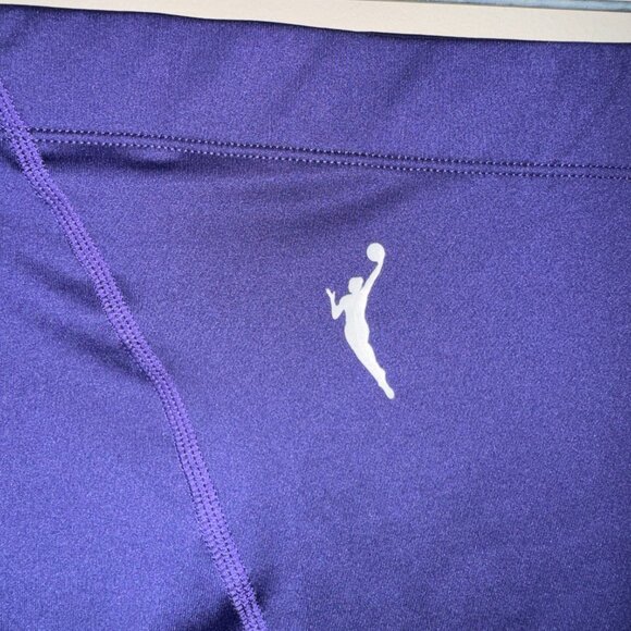 Nike Pro WNBA Team Issue Compression 8” Shorts Purple Womens 2XL CW4244-566 NEW - Picture 7 of 10